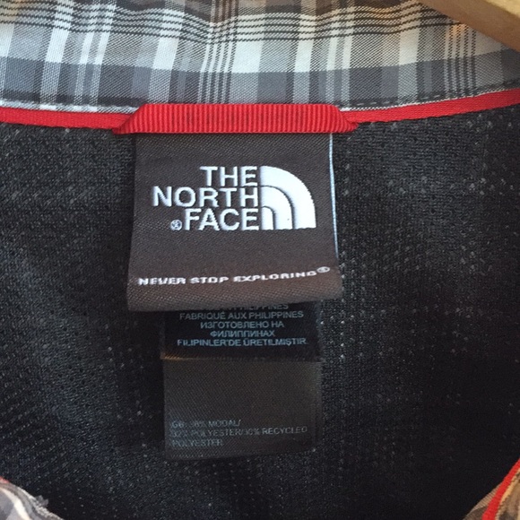 The North Face men’s shirt medium plaid - Picture 3 of 8